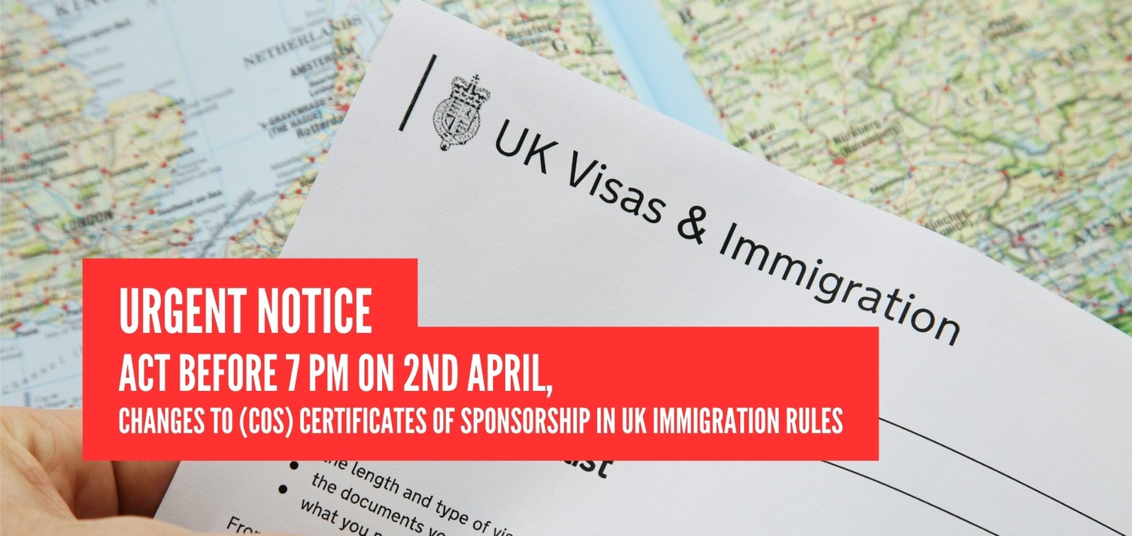 Urgent Notice: Act Before 7 PM on 2nd April, Changes to (COS) Certificates of Sponsorship in UK Immigration Rules