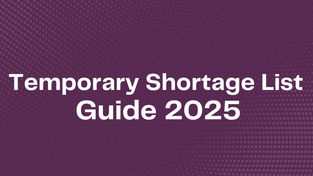 Temporary Shortage Occupation List Guide 2025 - Job Codes and Other Important info
